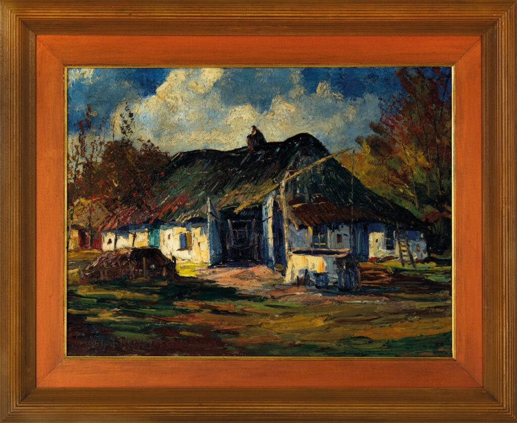 Schilderij Braken